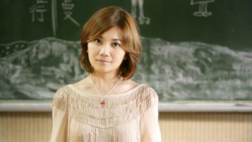 歌の歌詞を使った作文の授業